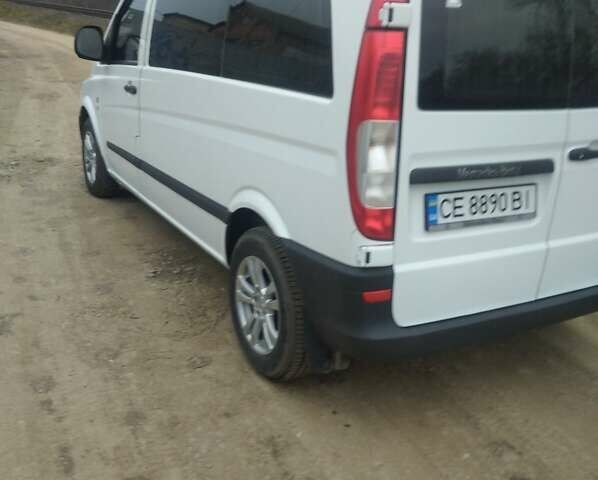 Белый Мерседес Вито, объемом двигателя 2.2 л и пробегом 289 тыс. км за 9100 $, фото 4 на Automoto.ua