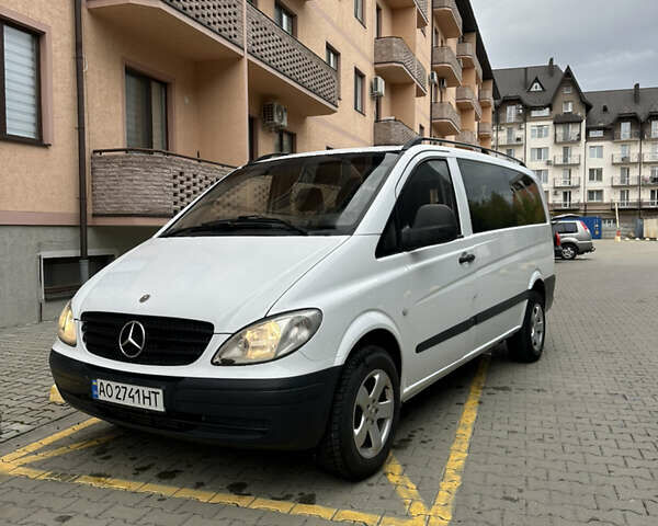Белый Мерседес Вито, объемом двигателя 2.2 л и пробегом 415 тыс. км за 7500 $, фото 3 на Automoto.ua