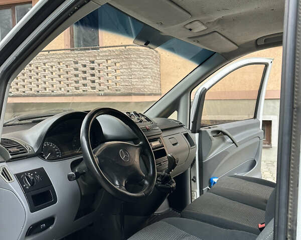 Белый Мерседес Вито, объемом двигателя 2.2 л и пробегом 415 тыс. км за 7500 $, фото 14 на Automoto.ua