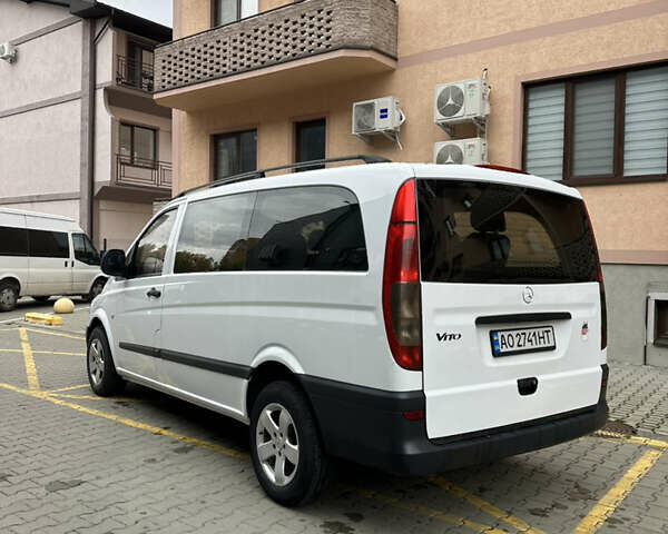 Белый Мерседес Вито, объемом двигателя 2.2 л и пробегом 415 тыс. км за 7500 $, фото 1 на Automoto.ua