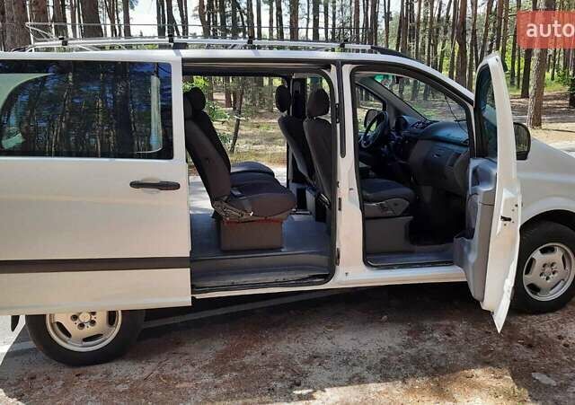 Белый Мерседес Вито, объемом двигателя 2.15 л и пробегом 305 тыс. км за 6500 $, фото 8 на Automoto.ua