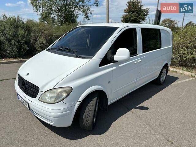 Белый Мерседес Вито, объемом двигателя 2.15 л и пробегом 218 тыс. км за 6700 $, фото 6 на Automoto.ua