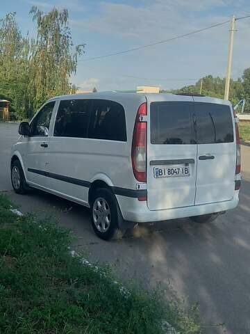 Белый Мерседес Вито, объемом двигателя 2.15 л и пробегом 461 тыс. км за 8800 $, фото 1 на Automoto.ua