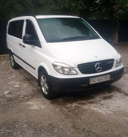 Белый Мерседес Вито, объемом двигателя 2.1 л и пробегом 346 тыс. км за 9500 $, фото 9 на Automoto.ua