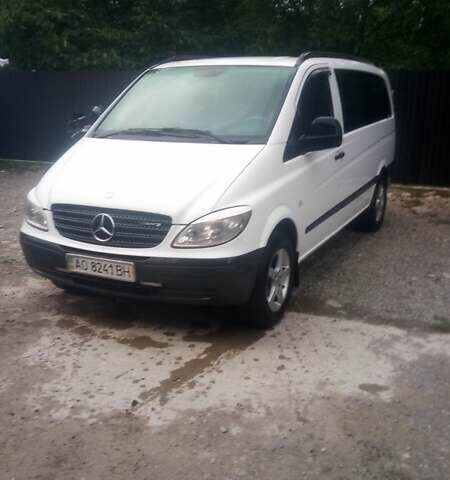Белый Мерседес Вито, объемом двигателя 2.1 л и пробегом 346 тыс. км за 9500 $, фото 8 на Automoto.ua