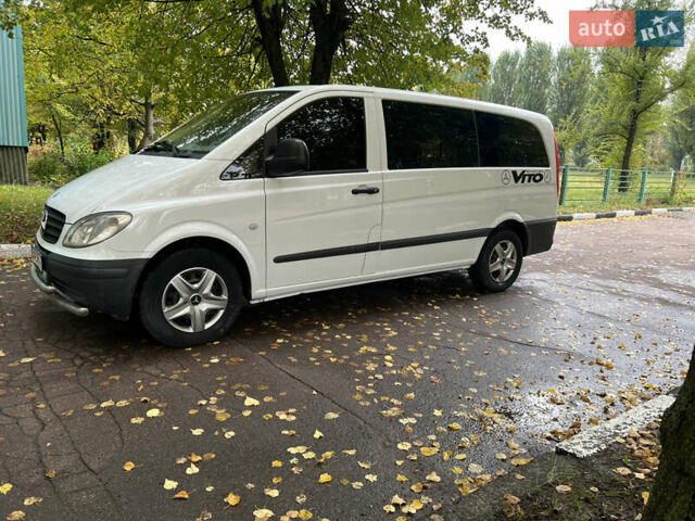 Белый Мерседес Вито, объемом двигателя 2.2 л и пробегом 300 тыс. км за 7500 $, фото 20 на Automoto.ua