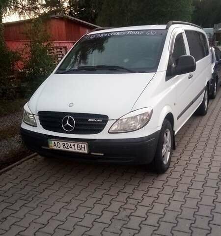 Белый Мерседес Вито, объемом двигателя 2.1 л и пробегом 346 тыс. км за 9500 $, фото 12 на Automoto.ua