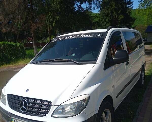 Белый Мерседес Вито, объемом двигателя 2.1 л и пробегом 346 тыс. км за 9500 $, фото 4 на Automoto.ua