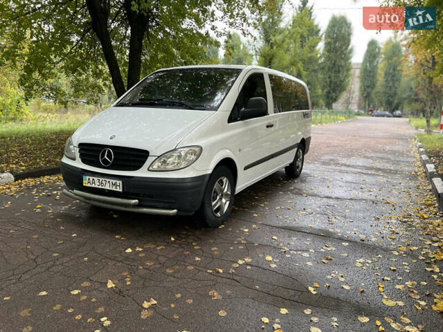 Белый Мерседес Вито, объемом двигателя 2.2 л и пробегом 300 тыс. км за 7500 $, фото 16 на Automoto.ua
