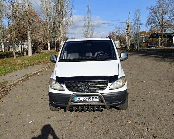 Белый Мерседес Вито, объемом двигателя 2.15 л и пробегом 337 тыс. км за 10600 $, фото 1 на Automoto.ua
