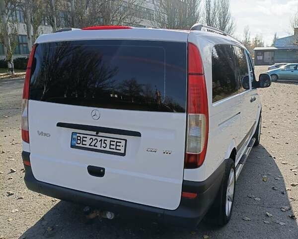 Белый Мерседес Вито, объемом двигателя 2.15 л и пробегом 337 тыс. км за 10600 $, фото 4 на Automoto.ua