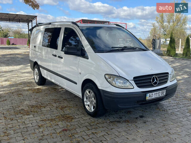 Белый Мерседес Вито, объемом двигателя 2.2 л и пробегом 340 тыс. км за 7300 $, фото 10 на Automoto.ua