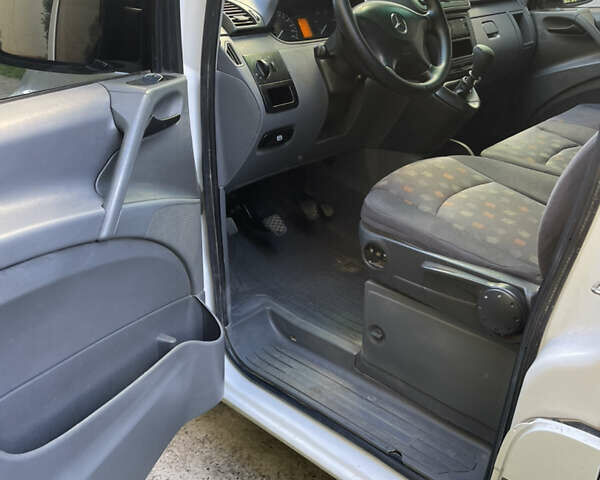 Белый Мерседес Вито, объемом двигателя 2.2 л и пробегом 340 тыс. км за 7300 $, фото 13 на Automoto.ua