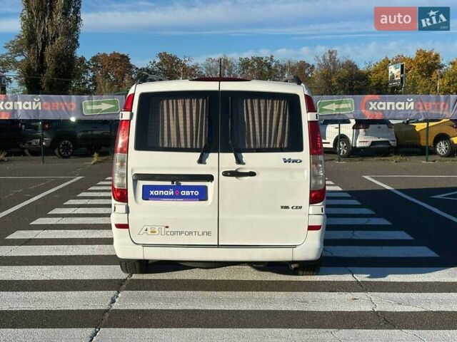 Белый Мерседес Вито, объемом двигателя 2.14 л и пробегом 200 тыс. км за 12000 $, фото 5 на Automoto.ua