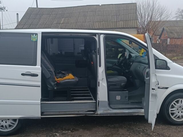 Белый Мерседес Вито, объемом двигателя 2 л и пробегом 420 тыс. км за 5500 $, фото 3 на Automoto.ua