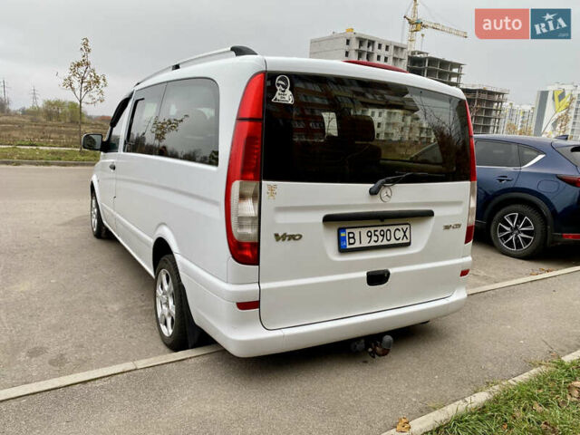Белый Мерседес Вито, объемом двигателя 2.14 л и пробегом 223 тыс. км за 11300 $, фото 4 на Automoto.ua