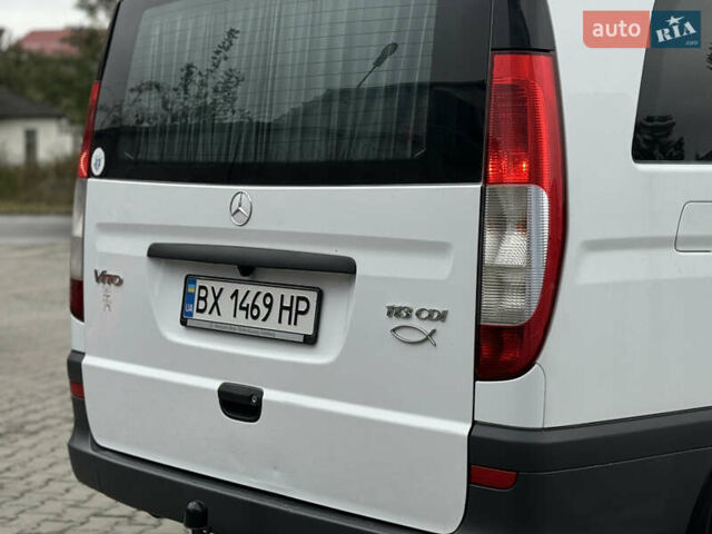 Белый Мерседес Вито, объемом двигателя 2.14 л и пробегом 292 тыс. км за 11750 $, фото 13 на Automoto.ua