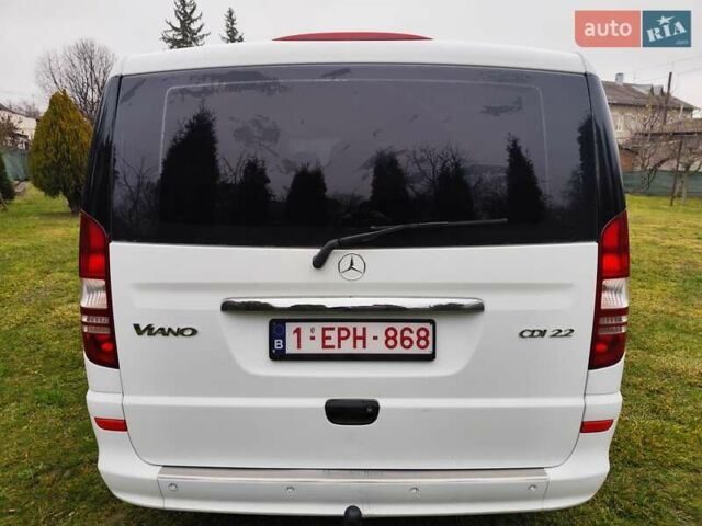 Белый Мерседес Вито, объемом двигателя 2.2 л и пробегом 245 тыс. км за 14999 $, фото 12 на Automoto.ua
