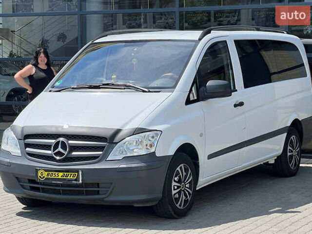 Белый Мерседес Вито, объемом двигателя 2.14 л и пробегом 277 тыс. км за 14700 $, фото 3 на Automoto.ua