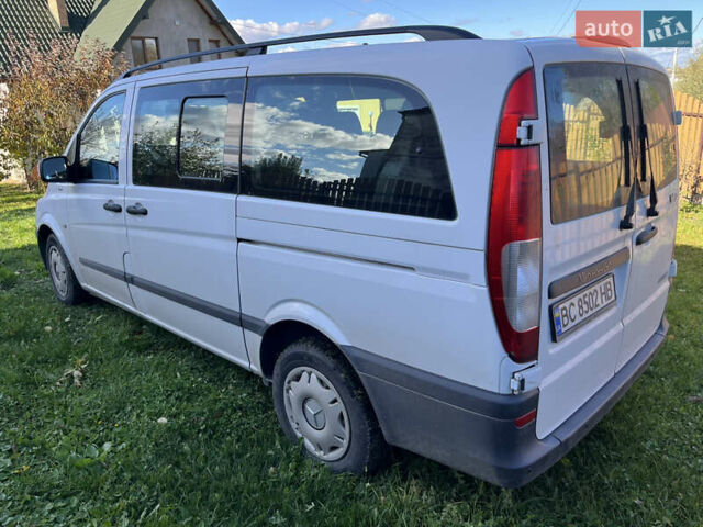 Белый Мерседес Вито, объемом двигателя 2.14 л и пробегом 195 тыс. км за 15999 $, фото 6 на Automoto.ua