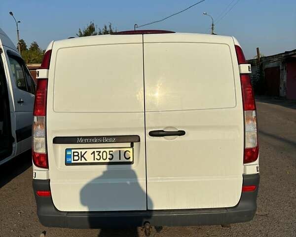 Белый Мерседес Вито, объемом двигателя 2.14 л и пробегом 208 тыс. км за 12000 $, фото 4 на Automoto.ua