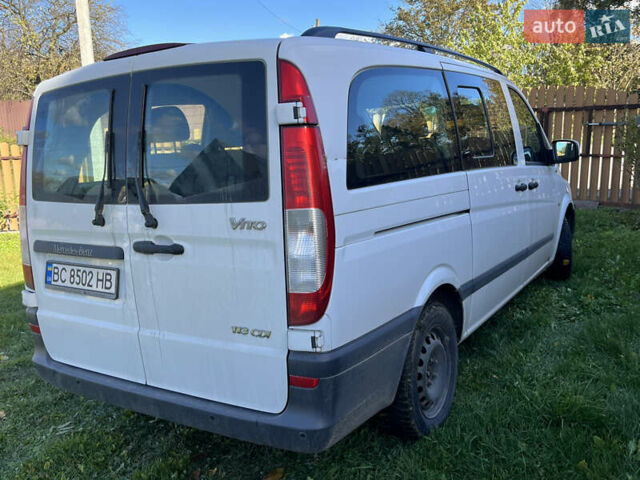 Белый Мерседес Вито, объемом двигателя 2.14 л и пробегом 195 тыс. км за 15999 $, фото 13 на Automoto.ua