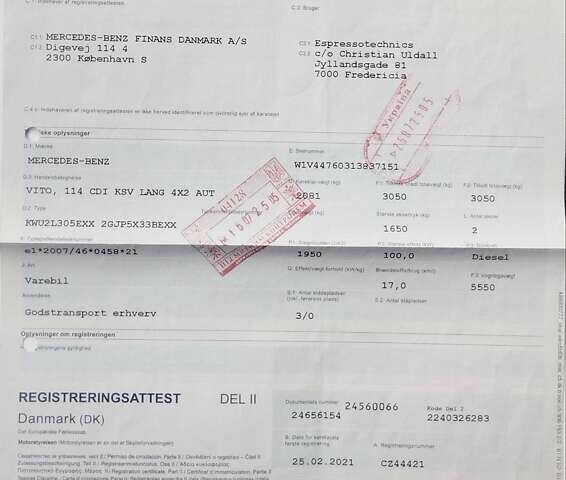 Белый Мерседес Вито, объемом двигателя 2 л и пробегом 258 тыс. км за 22500 $, фото 20 на Automoto.ua