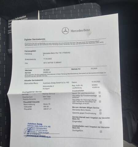 Белый Мерседес Вито, объемом двигателя 2 л и пробегом 310 тыс. км за 30900 $, фото 50 на Automoto.ua