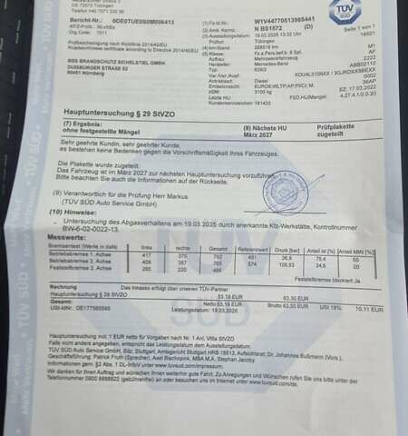 Белый Мерседес Вито, объемом двигателя 2 л и пробегом 310 тыс. км за 30900 $, фото 49 на Automoto.ua