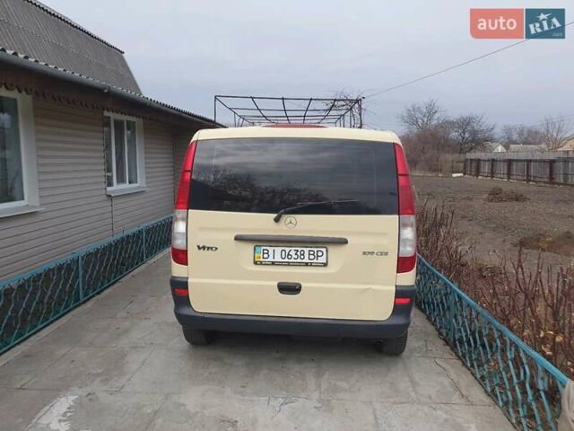 Бежевый Мерседес Вито, объемом двигателя 2.1 л и пробегом 290 тыс. км за 9000 $, фото 2 на Automoto.ua