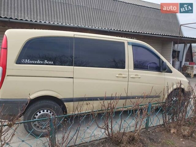 Бежевый Мерседес Вито, объемом двигателя 2.1 л и пробегом 290 тыс. км за 9000 $, фото 1 на Automoto.ua