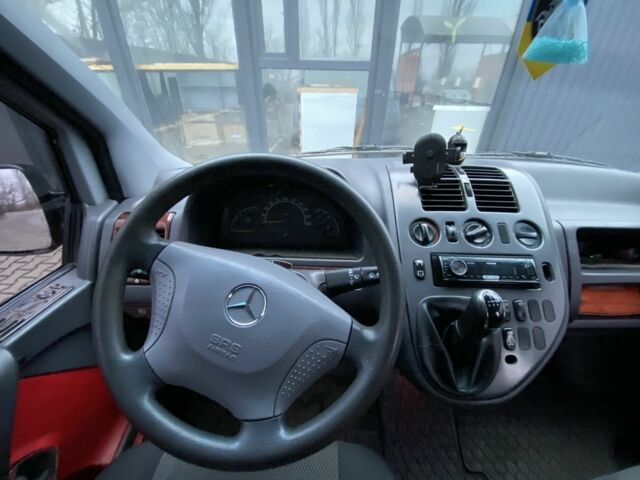 Черный Мерседес Вито, объемом двигателя 2.2 л и пробегом 200 тыс. км за 4300 $, фото 6 на Automoto.ua