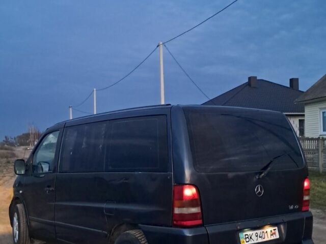 Черный Мерседес Вито, объемом двигателя 2.1 л и пробегом 485 тыс. км за 3990 $, фото 4 на Automoto.ua