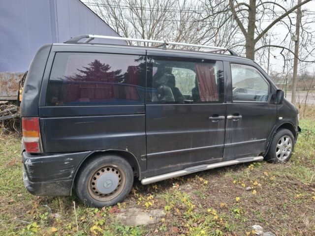 Черный Мерседес Вито, объемом двигателя 2.1 л и пробегом 420 тыс. км за 2500 $, фото 1 на Automoto.ua