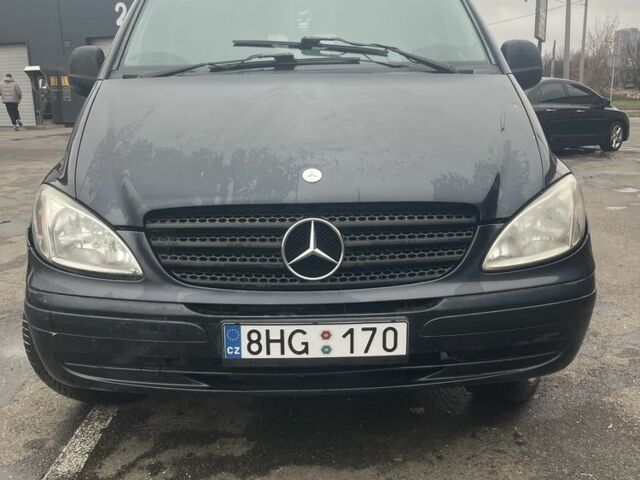Чорний Мерседес Віто, об'ємом двигуна 2.2 л та пробігом 369 тис. км за 3300 $, фото 5 на Automoto.ua