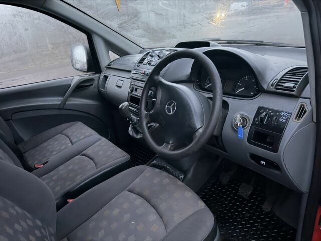 Черный Мерседес Вито, объемом двигателя 2.2 л и пробегом 216 тыс. км за 3500 $, фото 6 на Automoto.ua