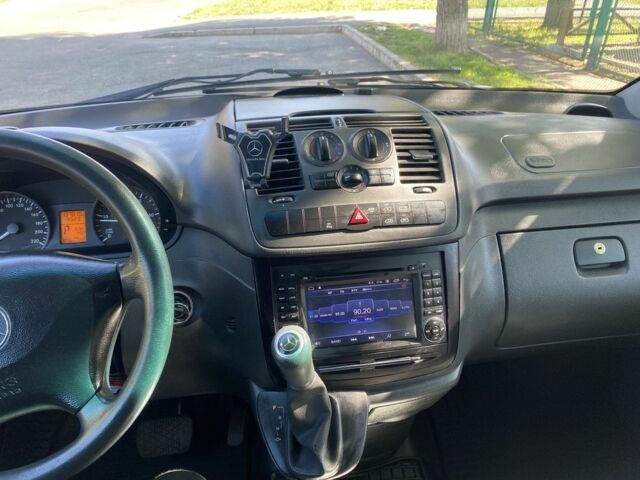 Черный Мерседес Вито, объемом двигателя 2.1 л и пробегом 140 тыс. км за 13500 $, фото 8 на Automoto.ua