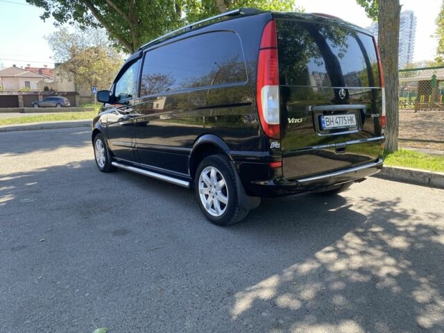 Черный Мерседес Вито, объемом двигателя 2.1 л и пробегом 140 тыс. км за 13500 $, фото 2 на Automoto.ua