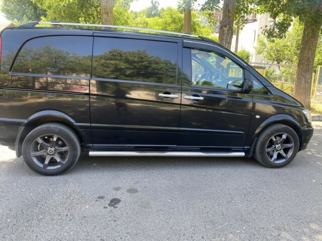 Черный Мерседес Вито, объемом двигателя 2.1 л и пробегом 140 тыс. км за 13500 $, фото 19 на Automoto.ua