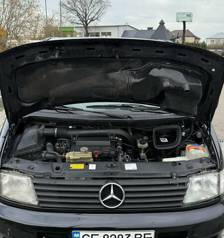 Черный Мерседес Вито, объемом двигателя 2.2 л и пробегом 430 тыс. км за 4500 $, фото 12 на Automoto.ua