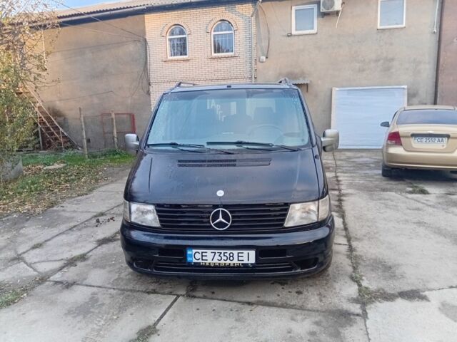 Черный Мерседес Вито, объемом двигателя 2.2 л и пробегом 360 тыс. км за 4300 $, фото 2 на Automoto.ua