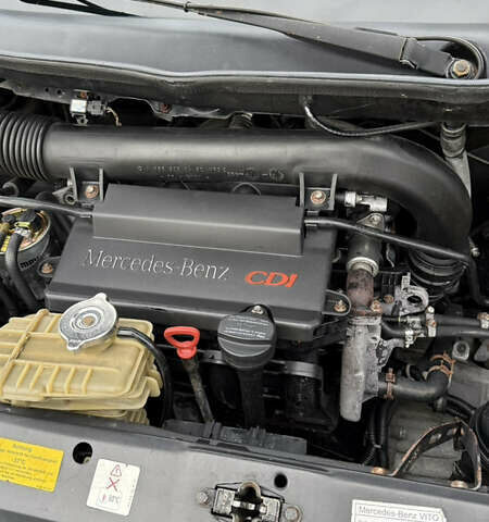 Черный Мерседес Вито, объемом двигателя 2.2 л и пробегом 430 тыс. км за 4500 $, фото 13 на Automoto.ua