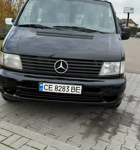 Черный Мерседес Вито, объемом двигателя 2.2 л и пробегом 430 тыс. км за 4500 $, фото 5 на Automoto.ua