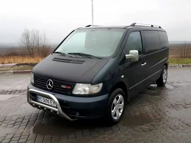 Черный Мерседес Вито, объемом двигателя 2.1 л и пробегом 287 тыс. км за 2800 $, фото 1 на Automoto.ua