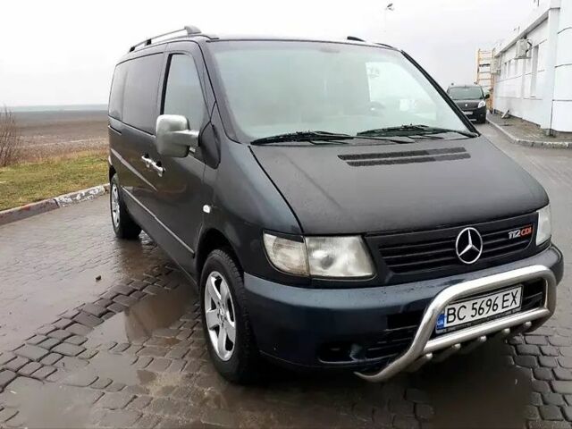 Черный Мерседес Вито, объемом двигателя 2.1 л и пробегом 287 тыс. км за 2800 $, фото 2 на Automoto.ua