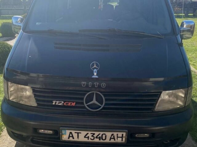 Черный Мерседес Вито, объемом двигателя 2.2 л и пробегом 260 тыс. км за 3000 $, фото 1 на Automoto.ua