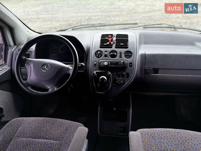 Черный Мерседес Вито, объемом двигателя 2.15 л и пробегом 480 тыс. км за 6300 $, фото 21 на Automoto.ua