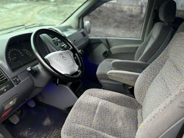 Чорний Мерседес Віто, об'ємом двигуна 2.2 л та пробігом 480 тис. км за 6300 $, фото 13 на Automoto.ua