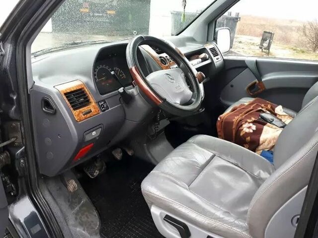 Черный Мерседес Вито, объемом двигателя 2.1 л и пробегом 287 тыс. км за 2800 $, фото 4 на Automoto.ua