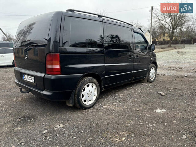 Черный Мерседес Вито, объемом двигателя 2.15 л и пробегом 480 тыс. км за 6300 $, фото 5 на Automoto.ua